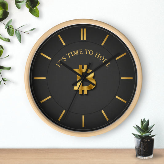 Bitcoin 'It's Time to HODL' Wall Clock