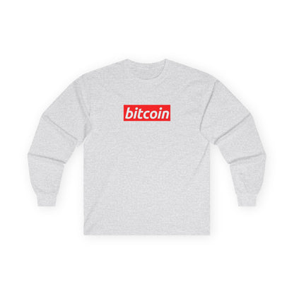 Bitcoin Logo Long Sleeve Tee