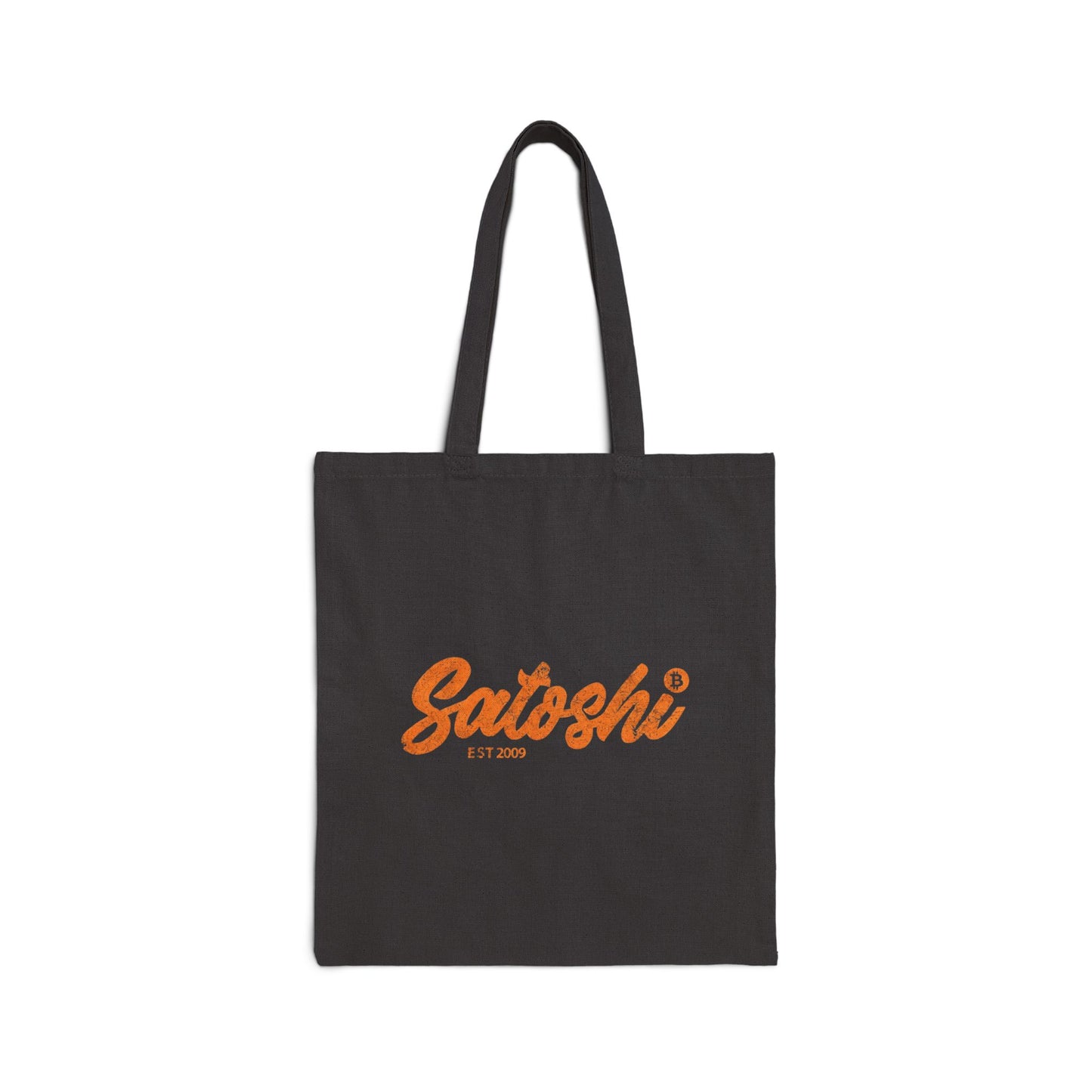 Retro Satoshi Cotton Canvas Tote Bag