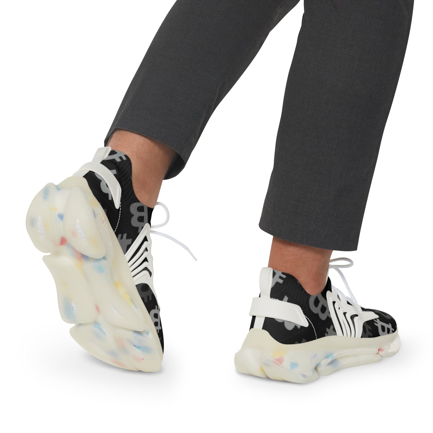 Men's Mesh Bitcoin Sneakers