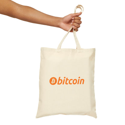 Bitcoin Cotton Canvas Tote Bag