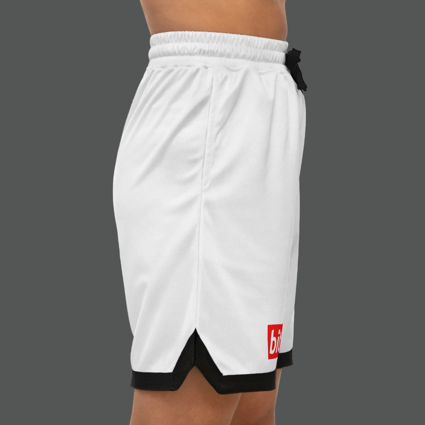 Bitcoin Basketball Shorts — Athletic Ribbed Shorts