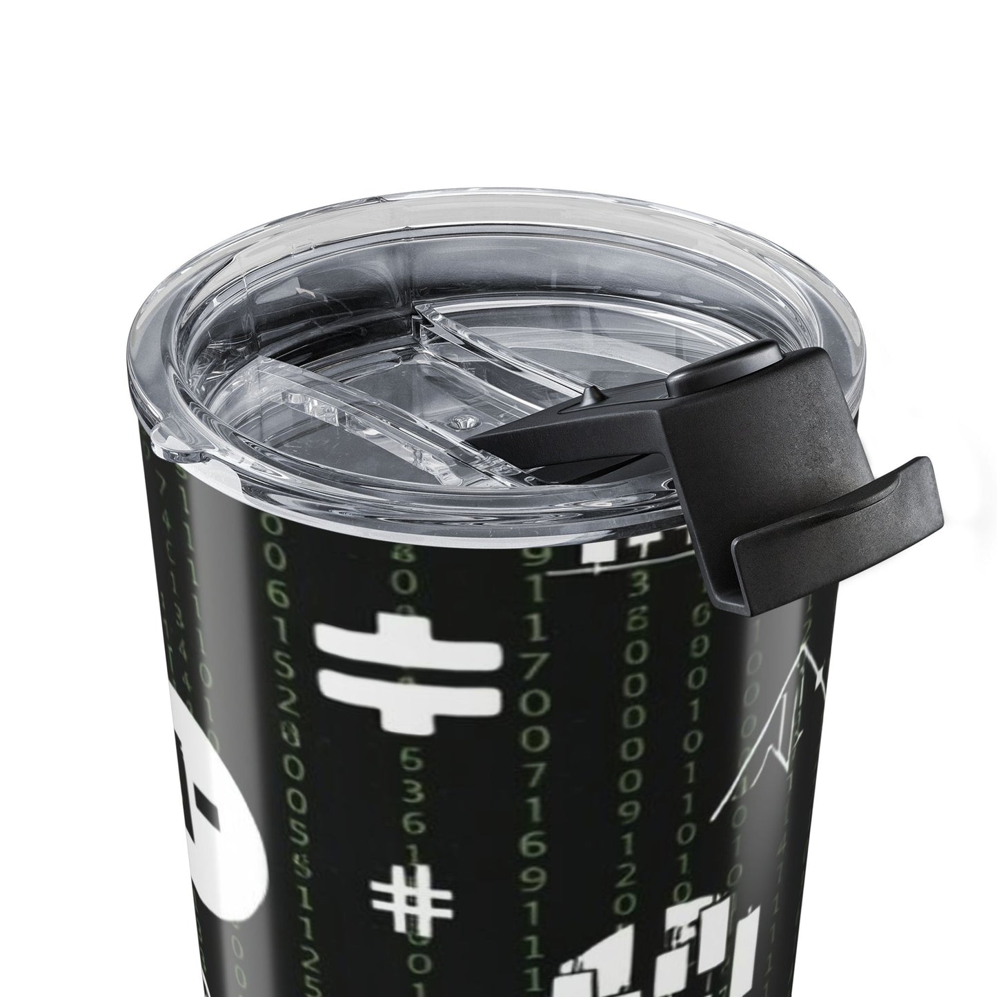 Crypto Icons 20oz Tumbler - Bitcoin + Ethereum