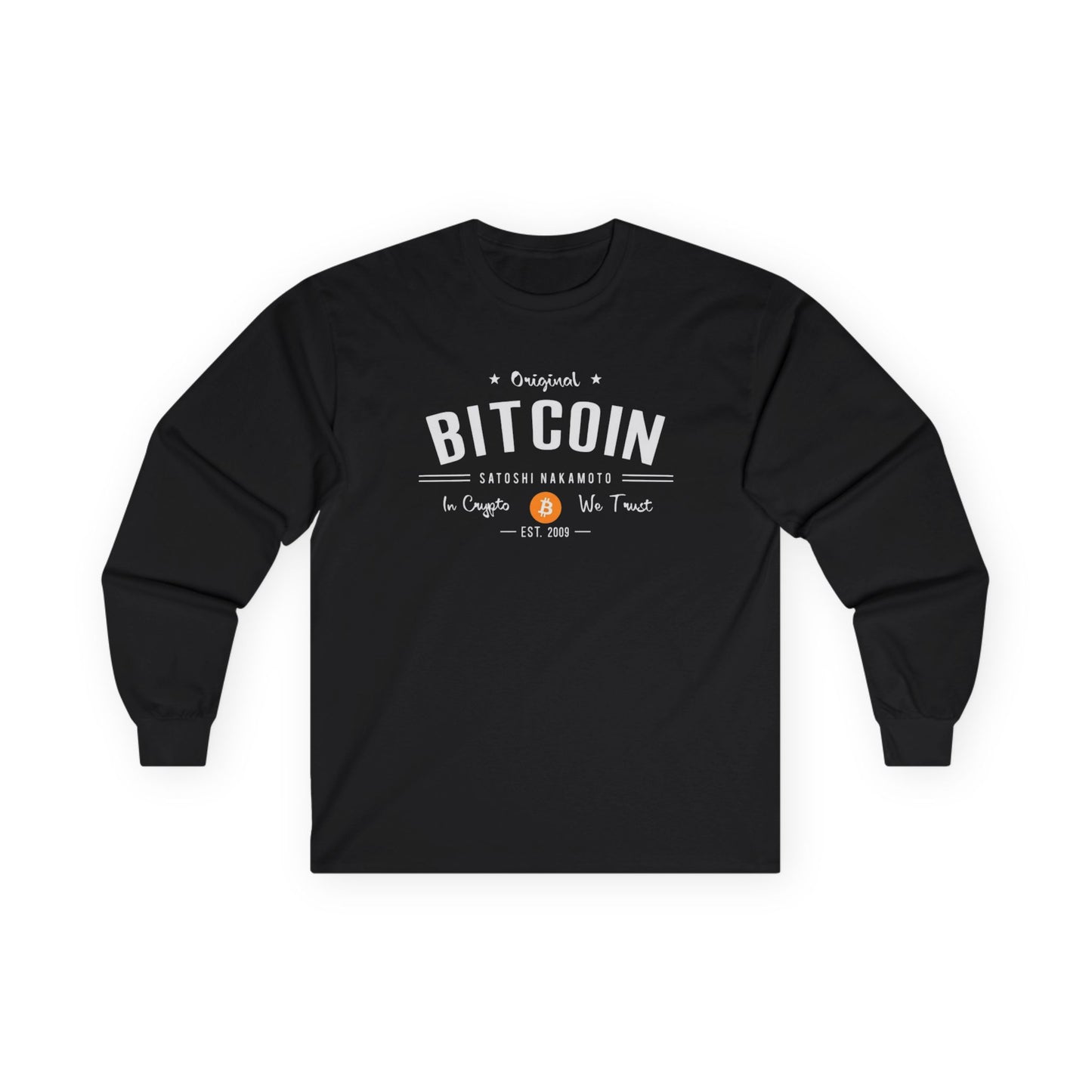 Bitcoin Vintage Long Sleeve Tee