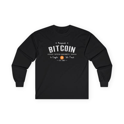 Bitcoin Vintage Long Sleeve Tee
