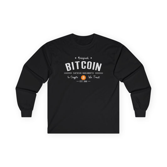 Bitcoin Vintage Long Sleeve Tee
