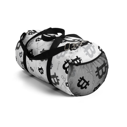 Bitcoin Pattern Duffel Bag – Crypto Travel Gym Bag