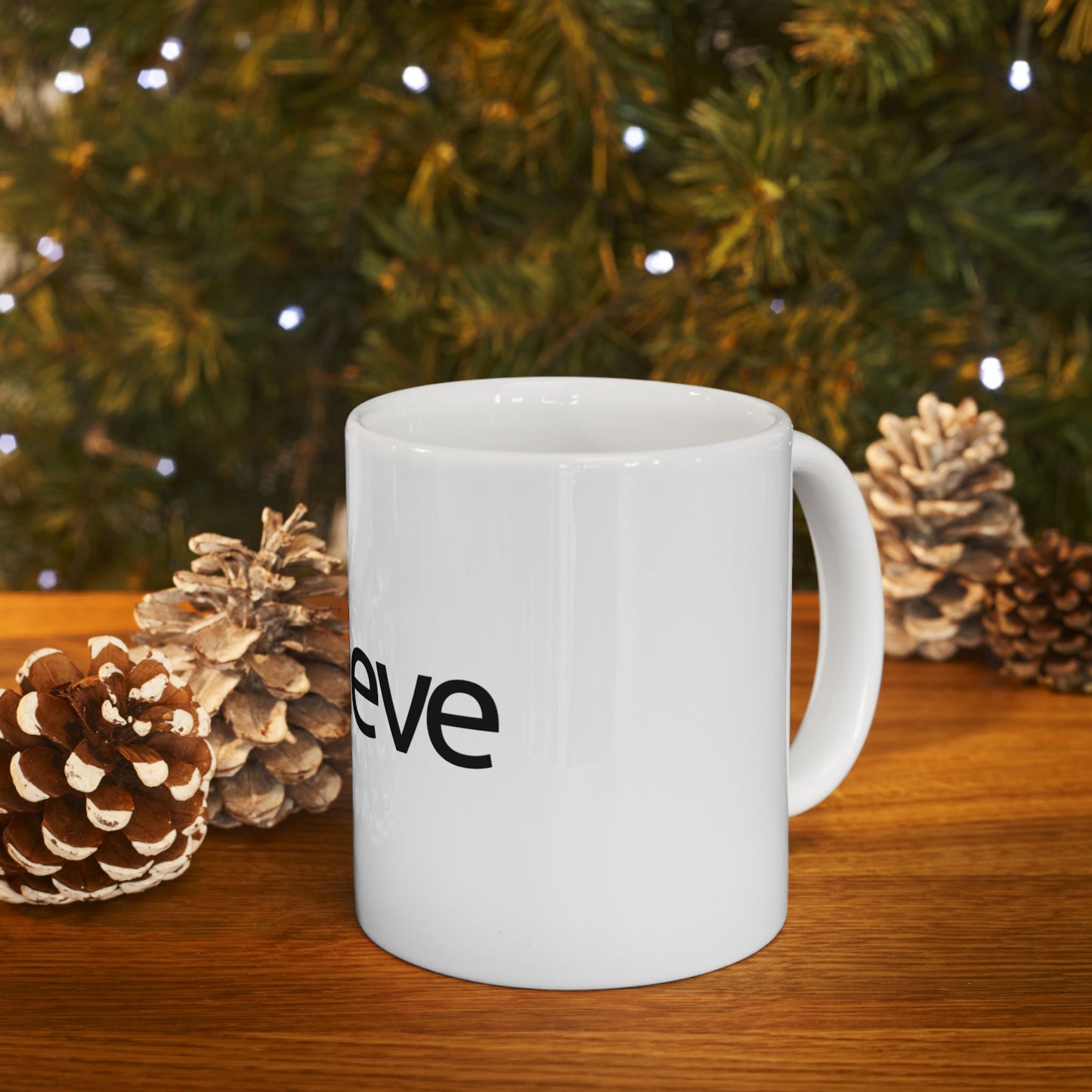 Believe Bitcoin Ceramic Mug – Coffee Cup (11oz, 15oz)