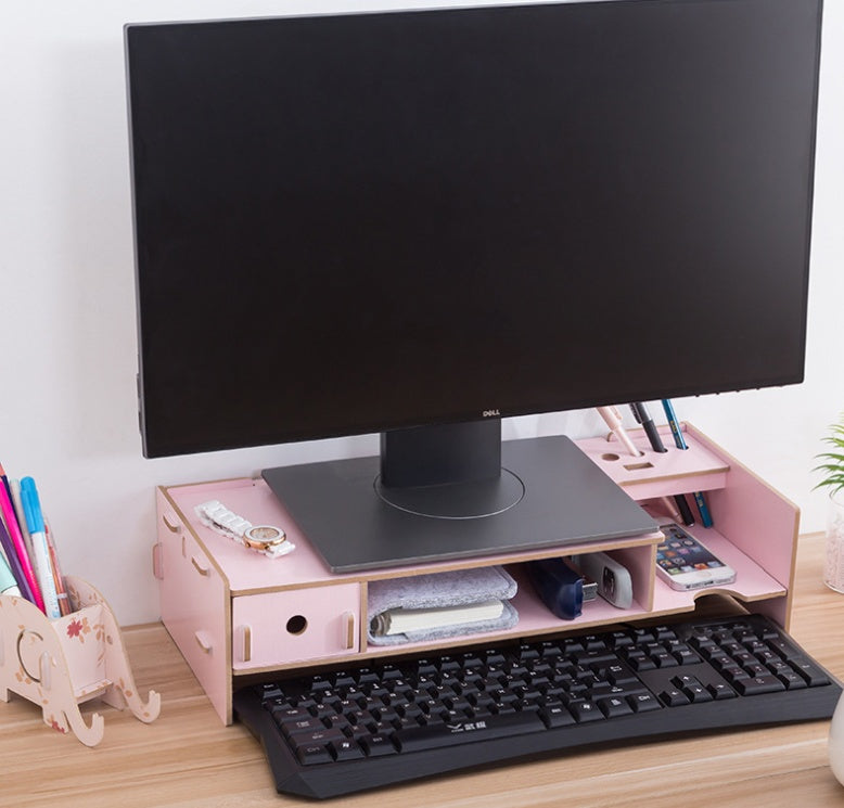 Multi-Functional Wooden Laptop/Monitor Stand