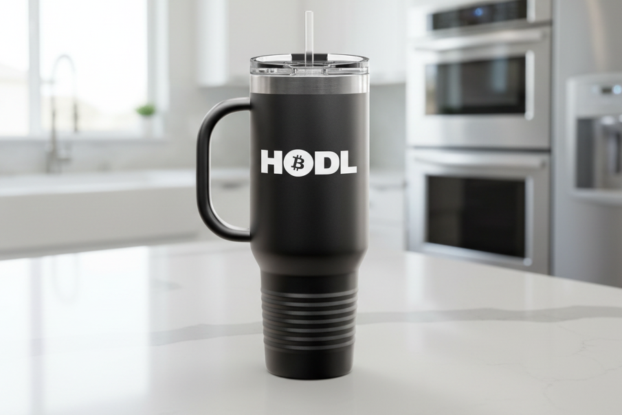Bitcoin HODL 40oz Insulated Travel Mug
