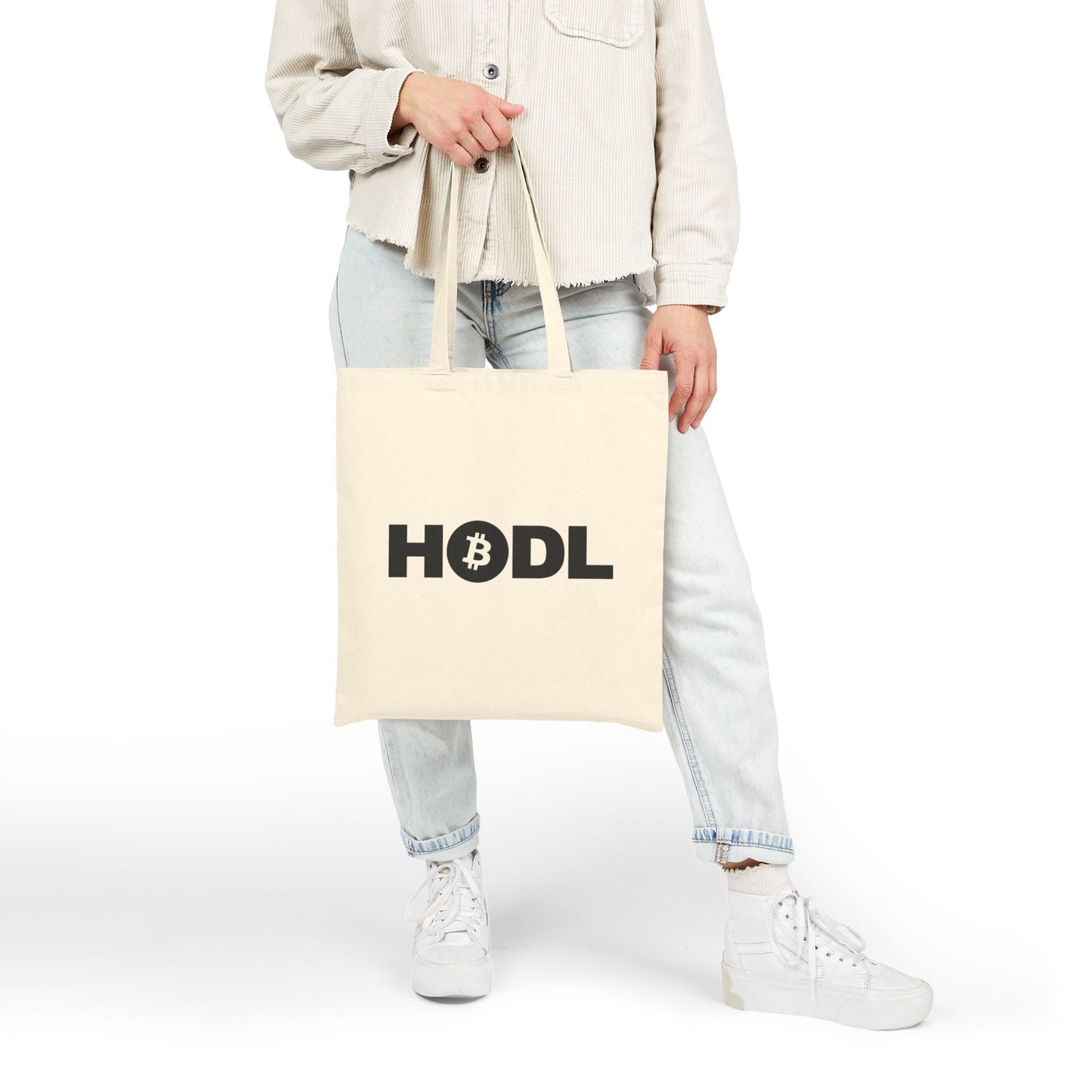 Bitcoin HODL Canvas Tote Bag – Cotton Bag
