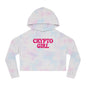 Crypto Girl Cropped Hoodie — Women’s  Sweatshirt