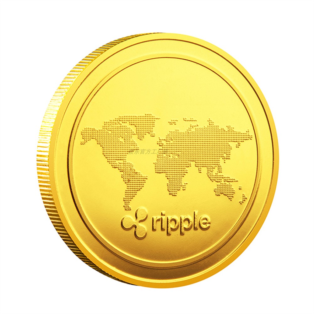 Ripple (XRP) Collectible Novelty Coin (Gold/Silver plated)