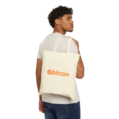 Bitcoin Cotton Canvas Tote Bag