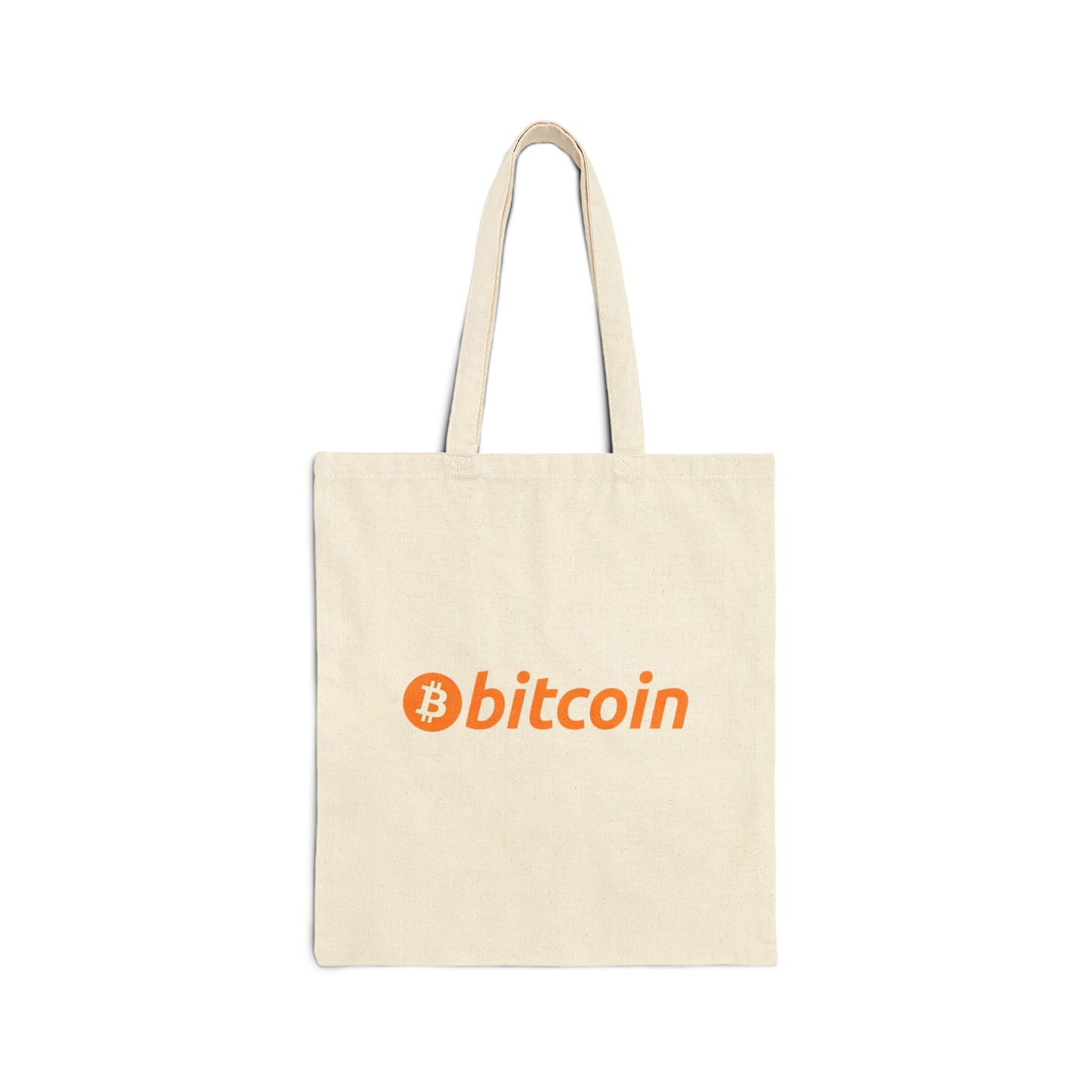Bitcoin Cotton Canvas Tote Bag