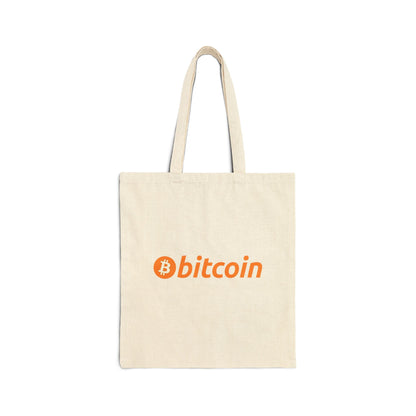 Bitcoin Cotton Canvas Tote Bag