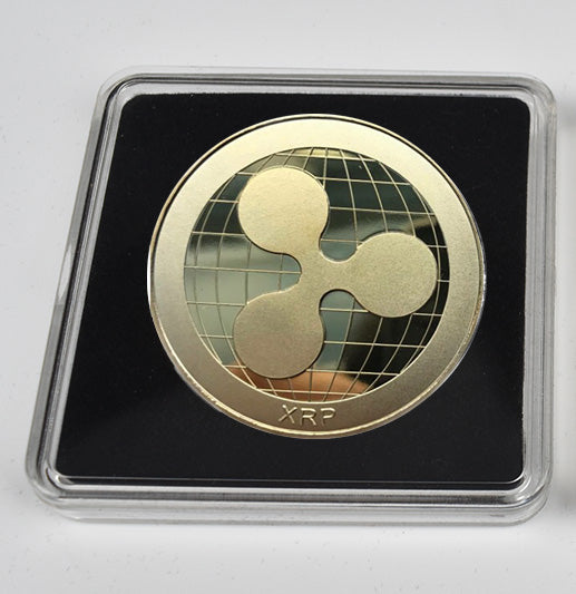 Ripple (XRP) Commemorative Coin in Case (Gold/Silver)