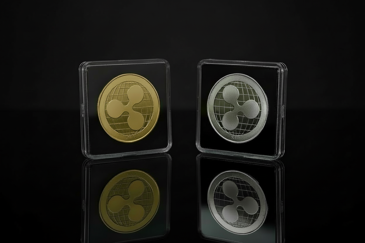 Ripple (XRP) Commemorative Coin in Case (Gold/Silver)