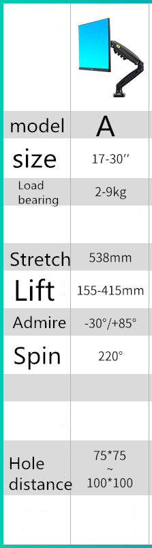 Monitor/Screen Stand mounting bracket (Model A)