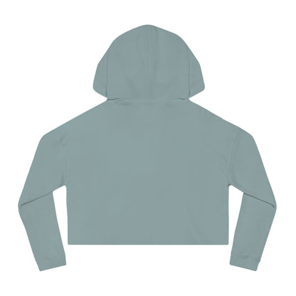Cropped Hoodie — Bitcoin Logo “Have Fun Staying Poor” Camouflage
