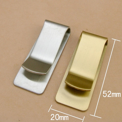 Stainless Steel Brass Metal Money Clip