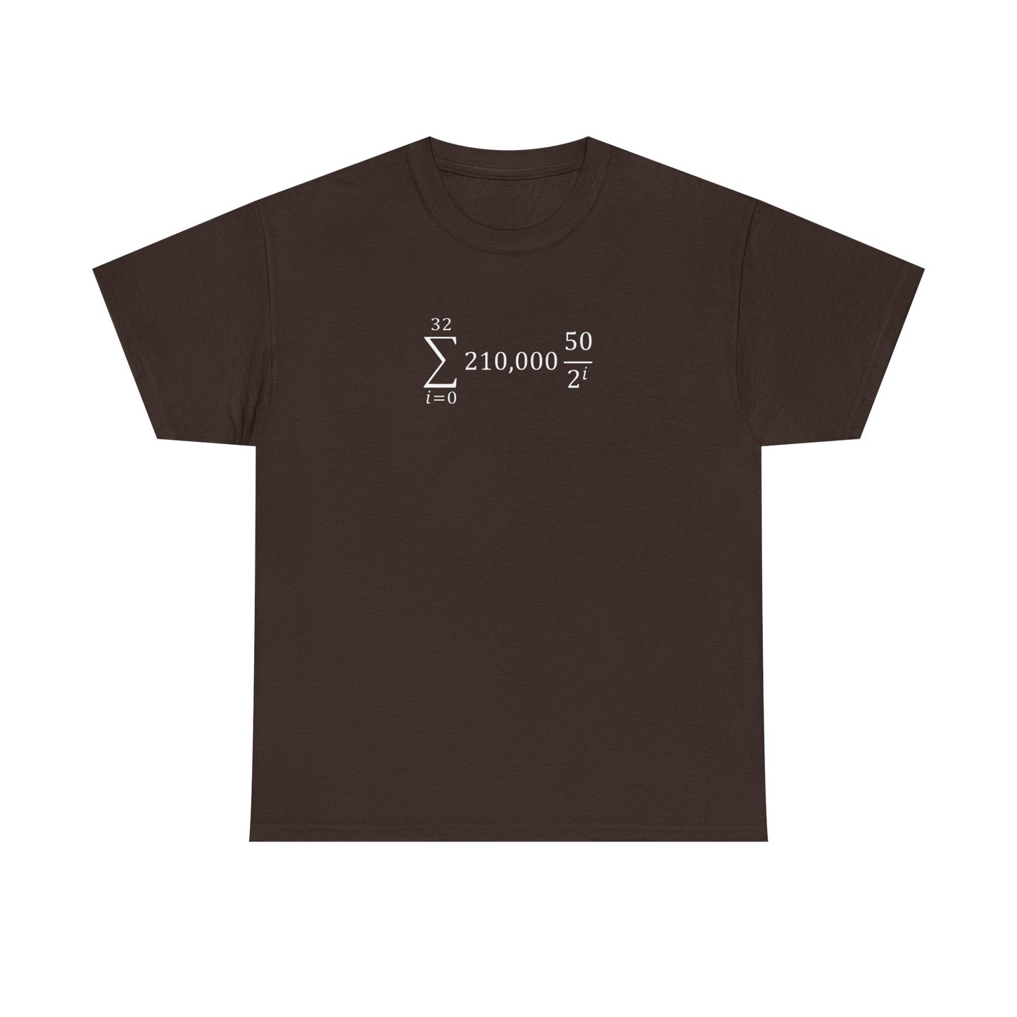 Bitcoin Equation Tee