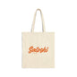 Retro Satoshi Cotton Canvas Tote Bag