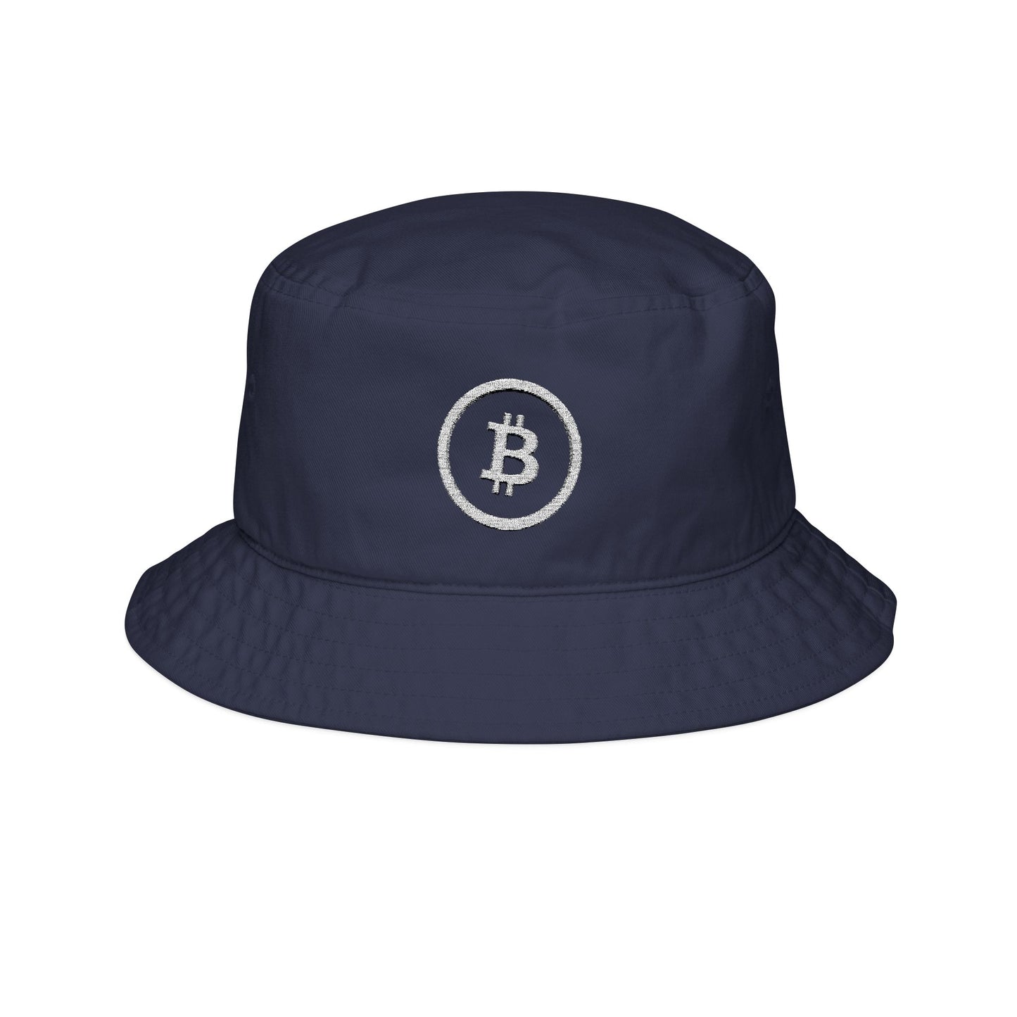 Bitcoin Logo Embroidered Bucket Hat