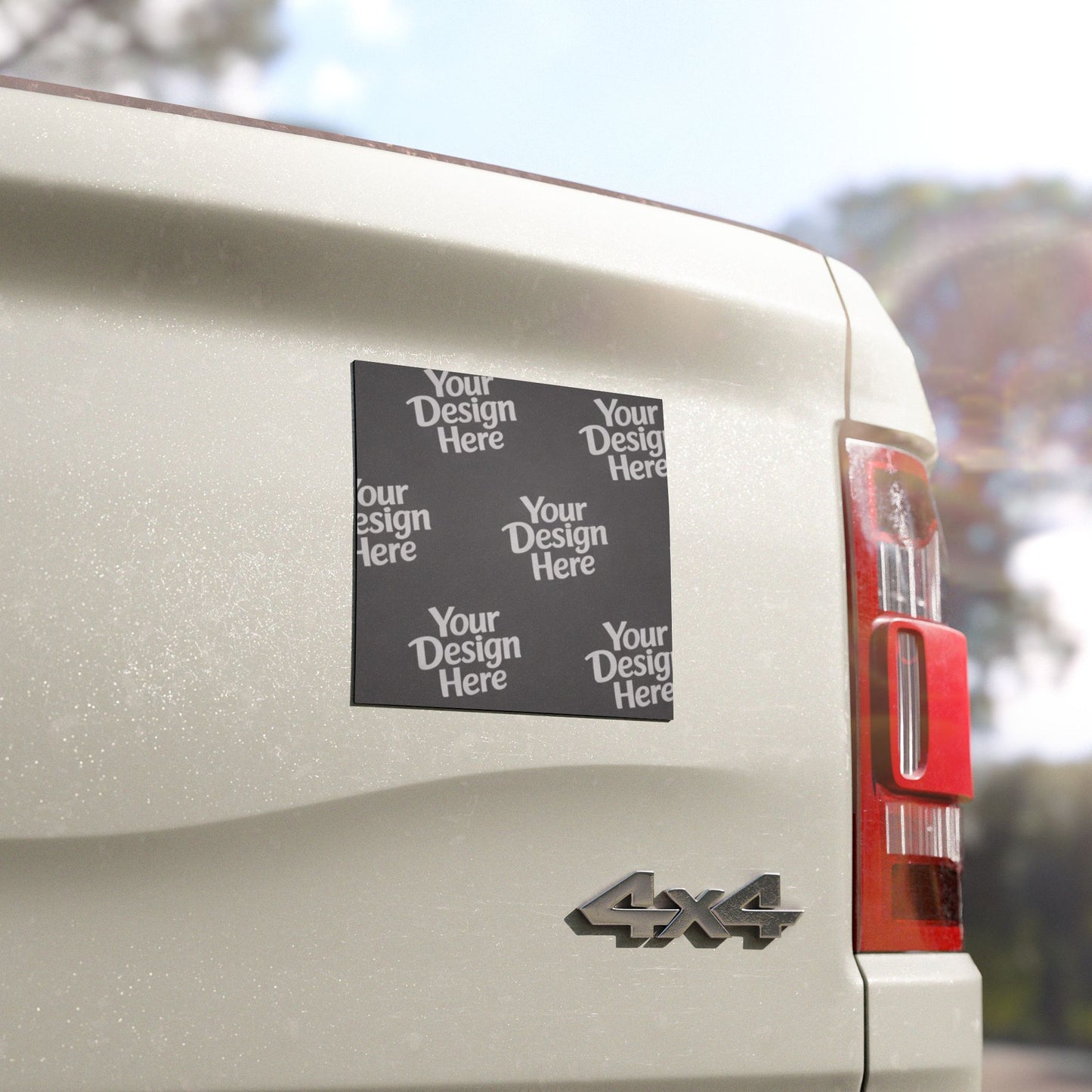 Custom Car Magnet — Personalized Vehicle Sign, Durable Magnetic Decal