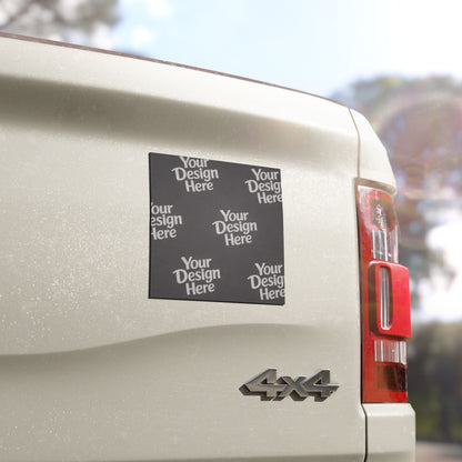 Custom Car Magnet — Personalized Vehicle Sign, Durable Magnetic Decal