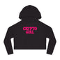 Crypto Girl Cropped Hoodie — Women’s  Sweatshirt
