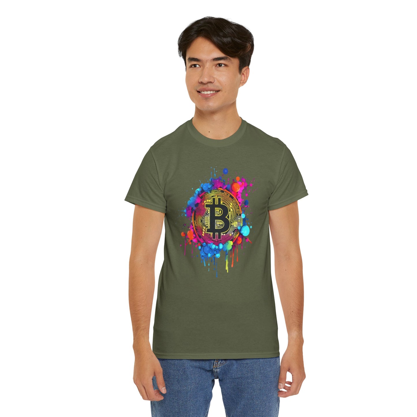 Bitcoin Paint Splash Tee