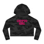 Crypto Girl Cropped Hoodie — Women’s  Sweatshirt