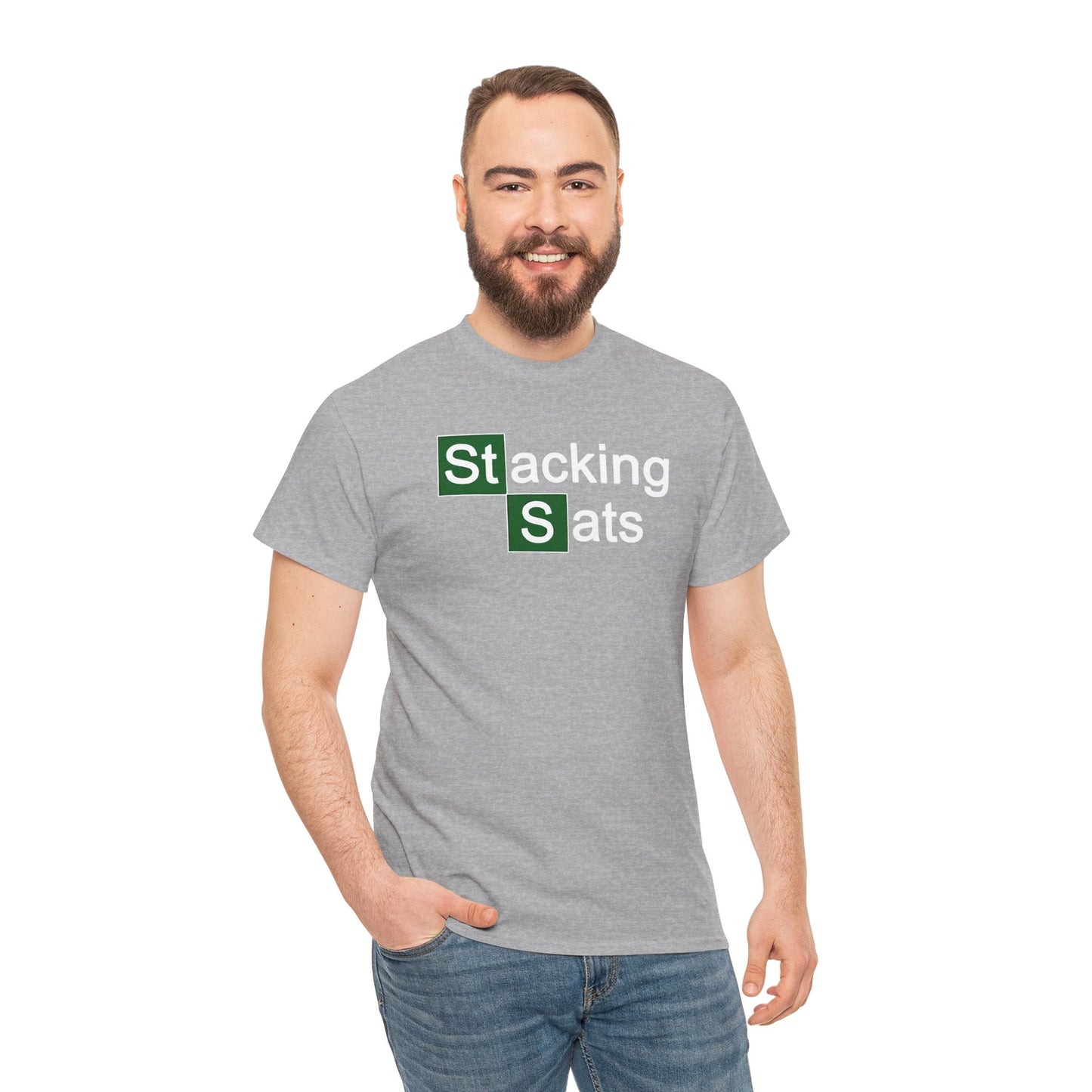 Stacking Sats Tee