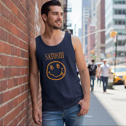 Satoshi Bitcoin Smile Tank Top