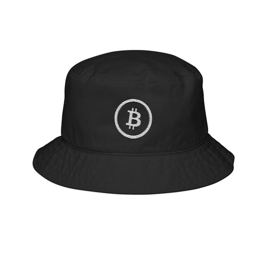 Bitcoin Logo Embroidered Bucket Hat