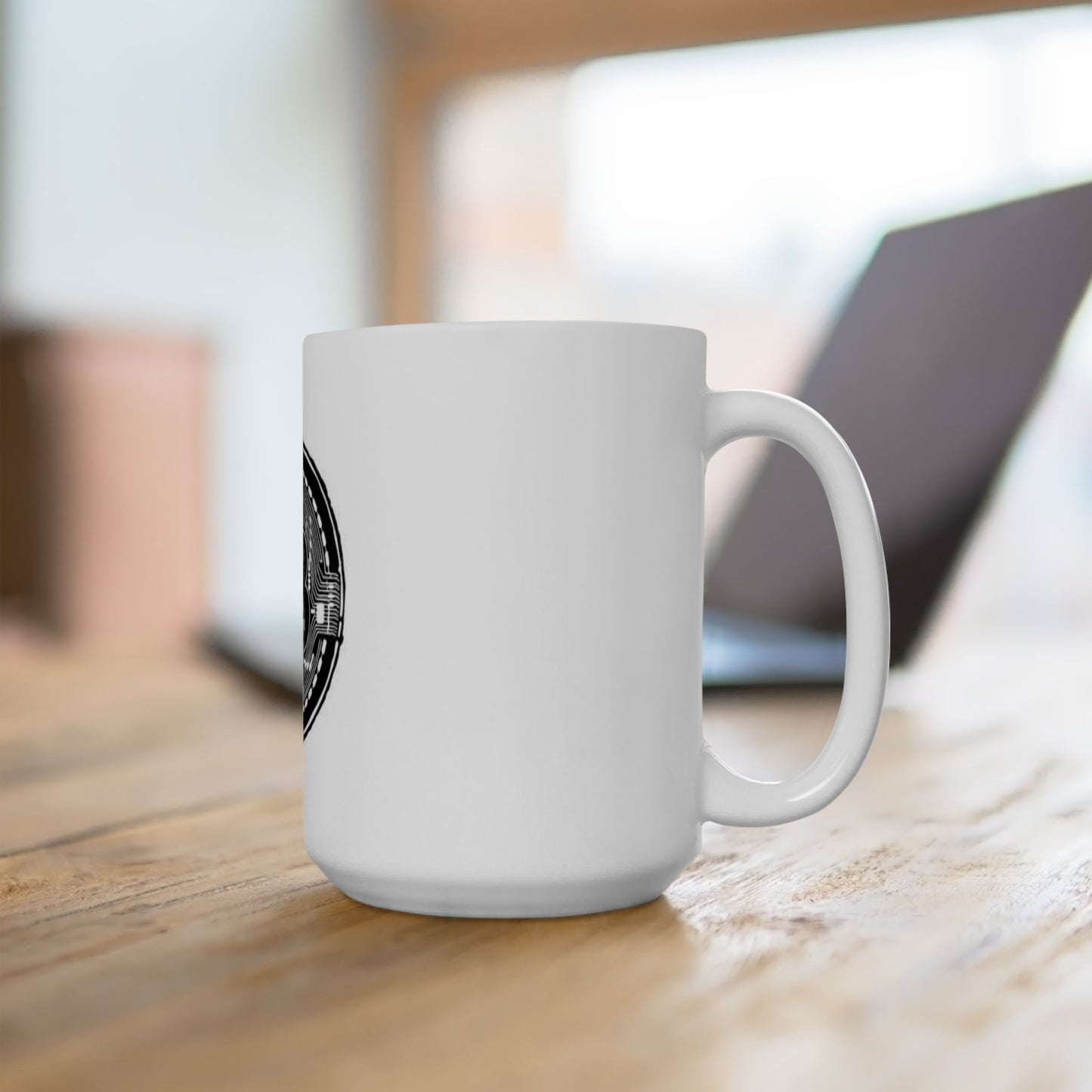 Bitcoin Circuit Board Ceramic Mug - Coffee Cup (11oz & 15oz)