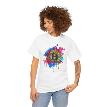 Bitcoin Paint Splash Tee