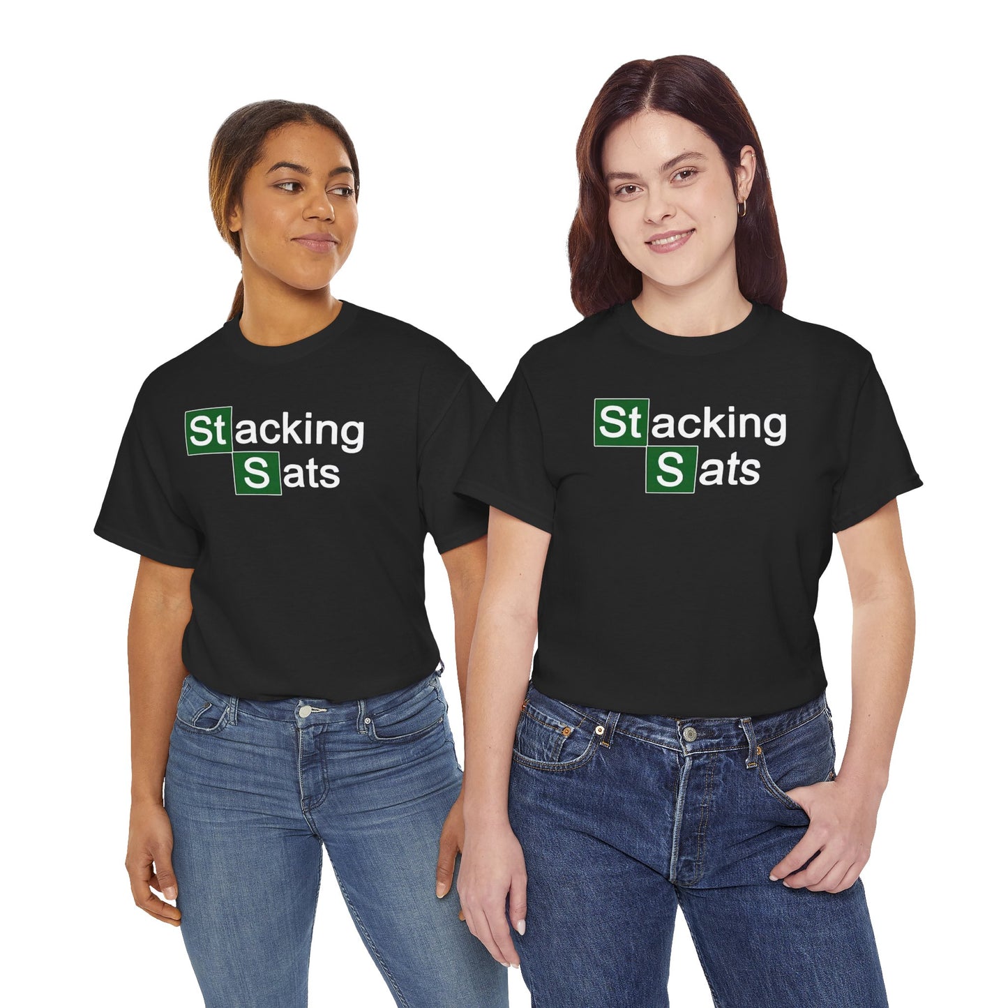 Stacking Sats Tee