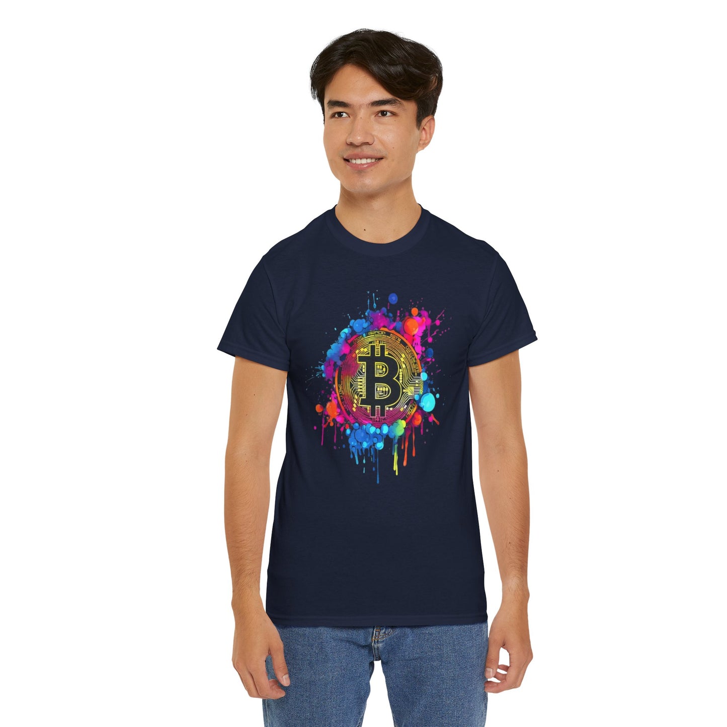 Bitcoin Paint Splash Tee