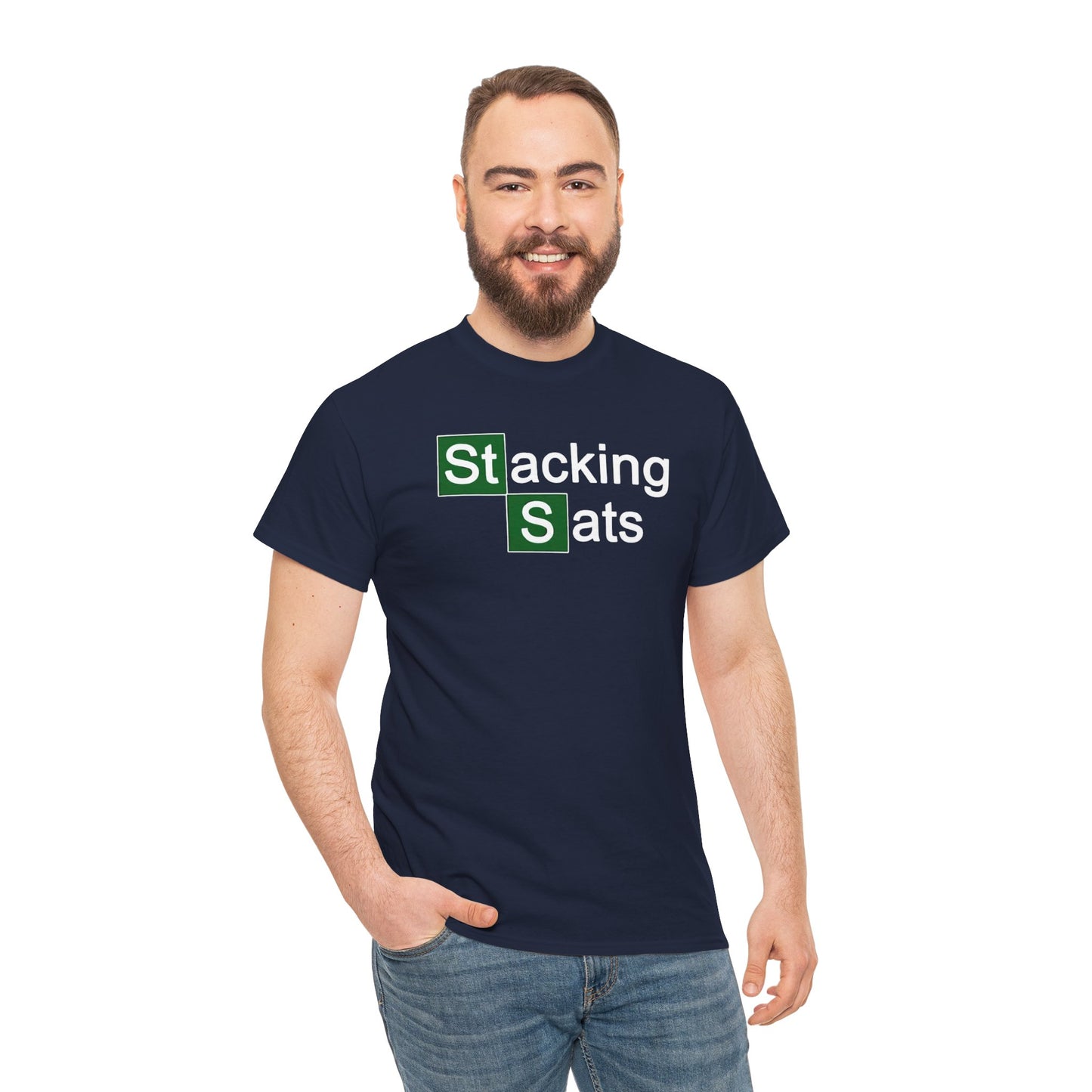 Stacking Sats Tee