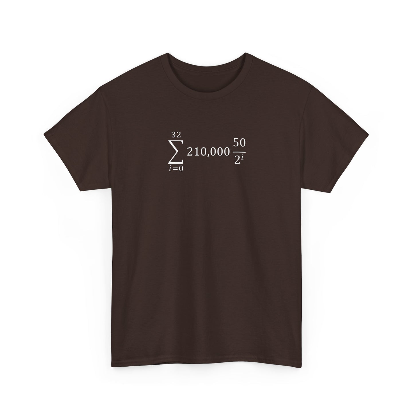 Bitcoin Equation Tee