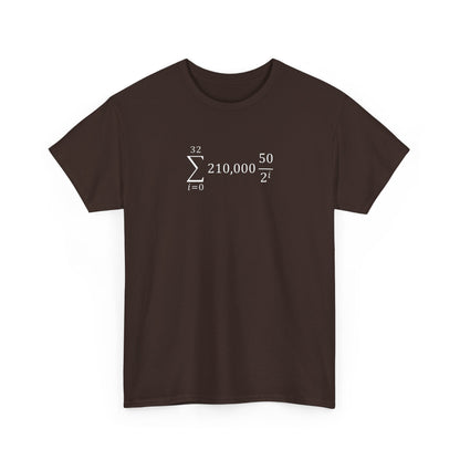 Bitcoin Equation Tee