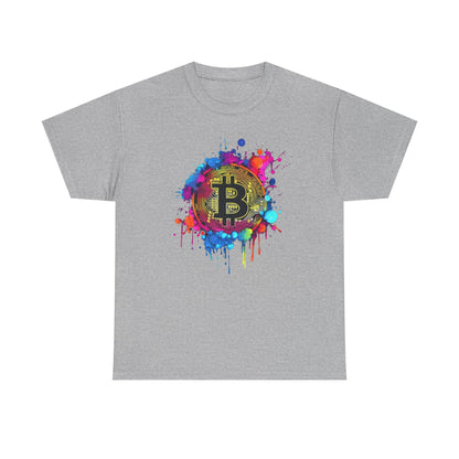 Bitcoin Paint Splash Tee