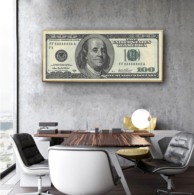 Dollar Bill Canvas