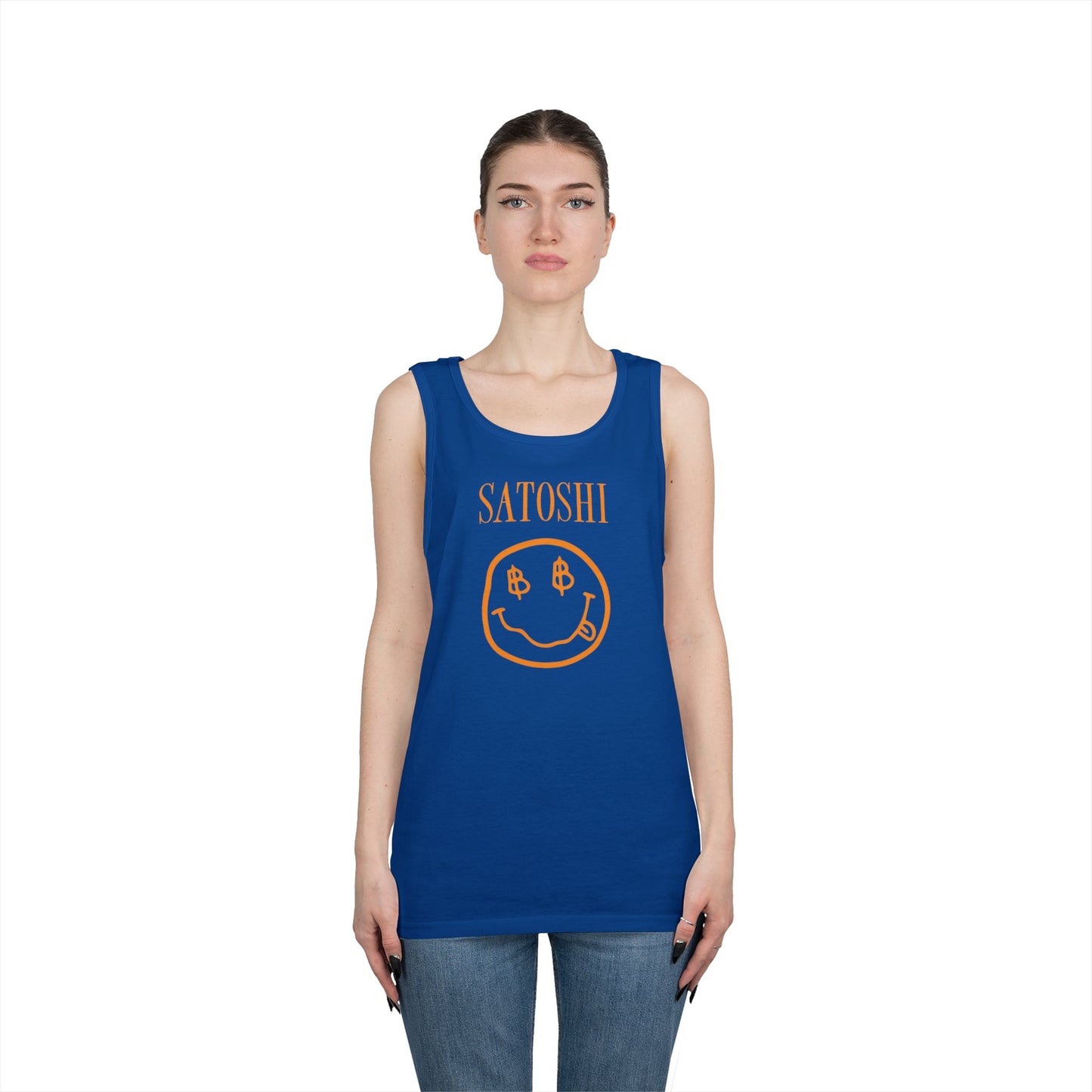 Satoshi Bitcoin Smile Tank Top