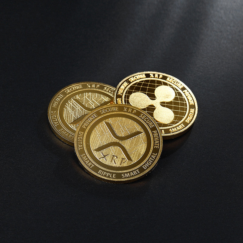 Ripple (XRP) Collectible Novelty Coin (Gold/Silver plated)