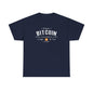 Bitcoin Vintage Logo Tee — 'In Crypto We Trust'