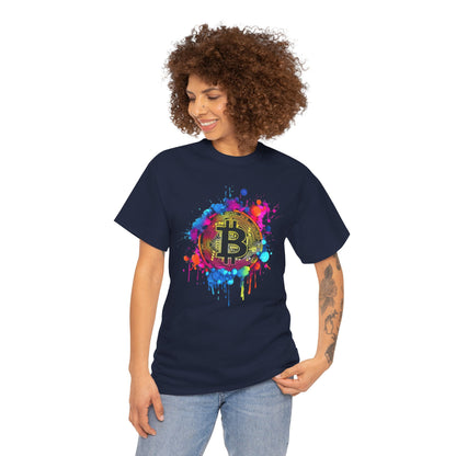 Bitcoin Paint Splash Tee