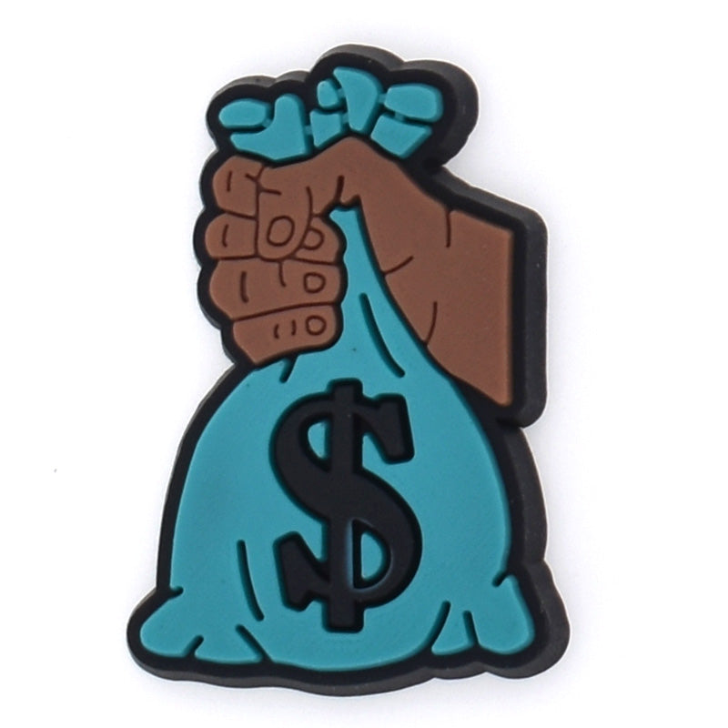 Currency Inspired Shoe Buckles